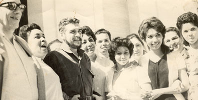 El Che Guevara con la brigada medica en Sidi Bel Abbes.