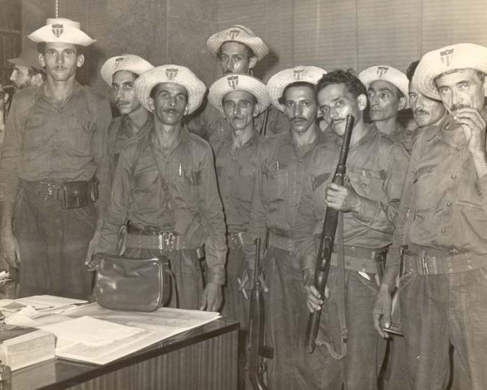 Los malagones, pioneros de las Milicias Revolucionarias de Cuba.