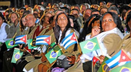 La cuarta brigada de galenos que prestará servicios en Brasil está integrada por dos mil profesionales.