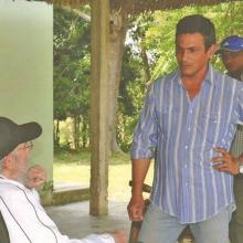 Fidel Castro en la Finca Marta