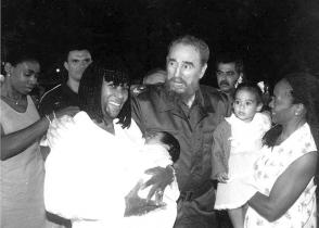 With Ana Fidelia, holding her daughter Carla Fidelia. Photo: Courtesy of Ana Fidelia Quirot With Ana Fidelia, holding her daughter Carla Fidelia. Photo: Courtesy of Ana Fidelia Quirot