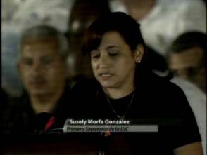 Susely Morfa González, Primera Secretaria de la Unión de Jóvenes Comunistas Susely Morfa González, Primera Secretaria de la Unión de Jóvenes Comunistas