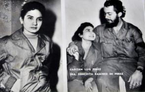 Los excombatiente del Ejército Rebelde, Luis Jesús Pérez Martínez, capitán y Juana Bautista de la Concepción Ramírez Figueredo (Conchita), casados en boda rebelde oficiada por el Dr. Fidel Castro. Foto: Madelin Ramírez/ ACN. Los excombatiente del Ejército Rebelde, Luis Jesús Pérez Martínez, capitán y Juana Bautista de la Concepción Ramírez Figueredo (Conchita), casados en boda rebelde oficiada por el Dr. Fidel Castro. Foto: Madelin Ramírez/ ACN.