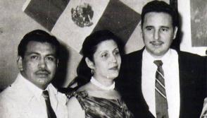 Fidel Castro en México junto a María Antonia Fidel Castro en México junto a María Antonia