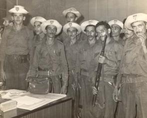 Los malagones, pioneros de las Milicias Revolucionarias de Cuba.