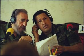 Fidel Castro y Hugo Chávez en Venezuela, 2000